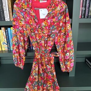 Karlie Vibrant Floral Kids Dress